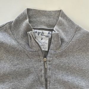 Agnes B. Mens Zippered Pullover Shirt